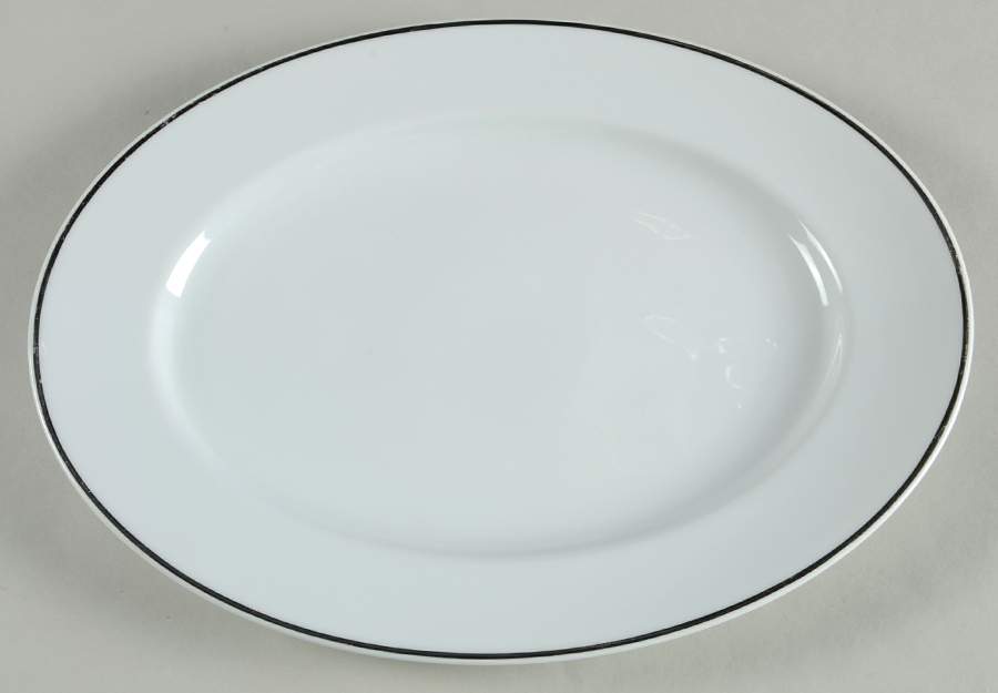 3471 (White Background) 12" Oval Serving Platter by Rosenthal - Continental-1