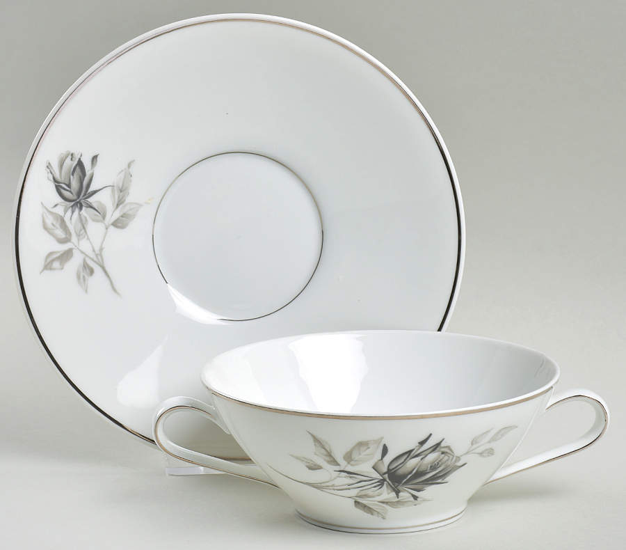 3489 Flat Cream Soup Bowl & Saucer Set by Rosenthal - Continental-1