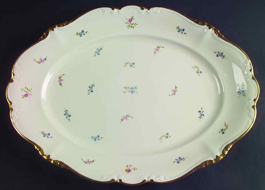 3552 14" Oval Serving Platter by Rosenthal - Continental-1