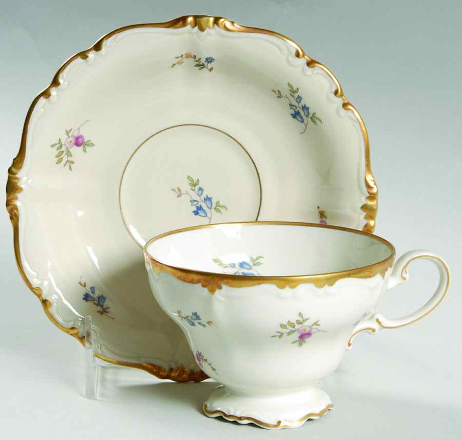 3552 Footed Cup & Saucer Set by Rosenthal - Continental-1