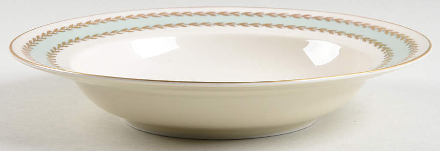 Embassy Turquoise Rim Soup Bowl by Rosenthal - Continental-1