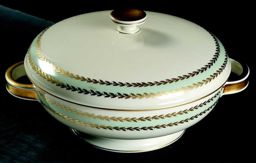 Embassy Turquoise Round Covered Vegetable by Rosenthal - Continental-1
