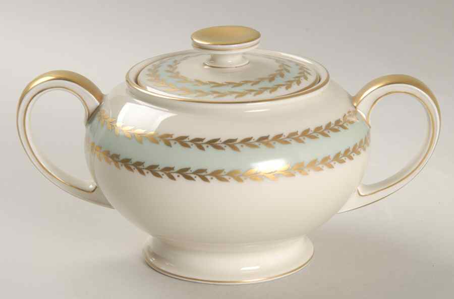 Embassy Turquoise Sugar Bowl & Lid by Rosenthal - Continental-1