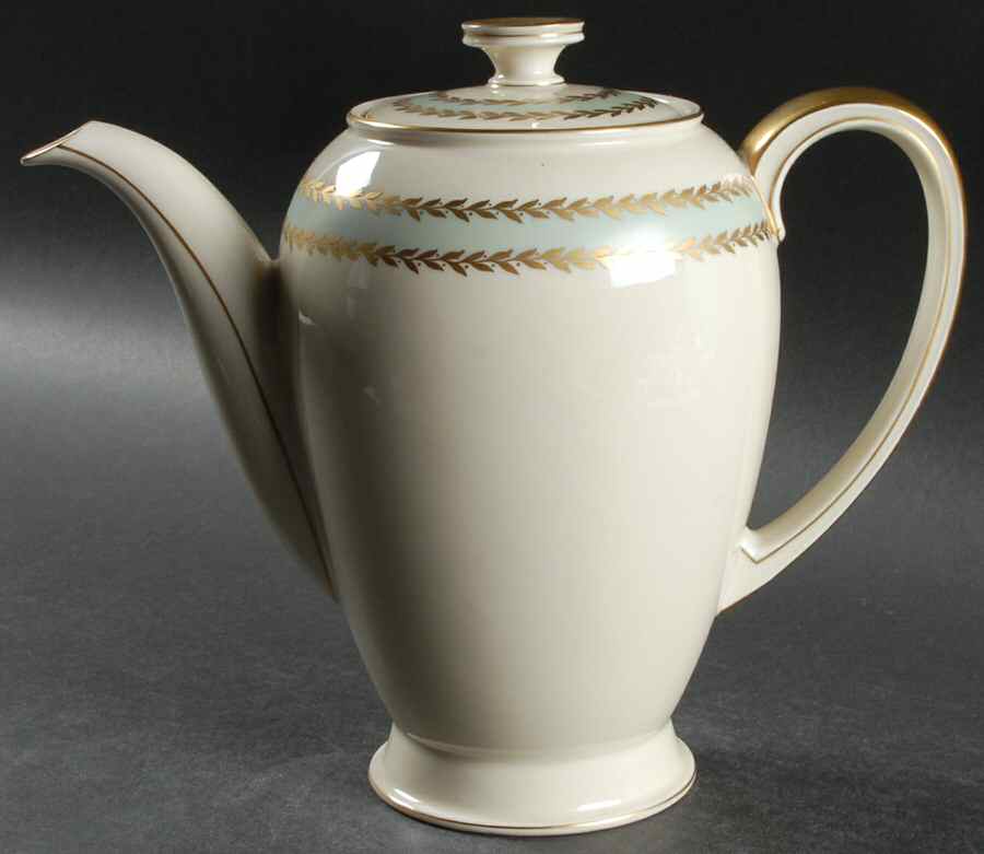 Embassy Turquoise Coffee Pot & Lid by Rosenthal - Continental-1