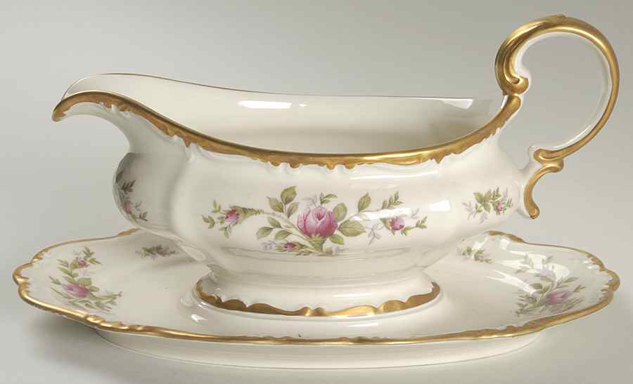 3606 Gravy Boat with Attached Underplate by Rosenthal - Continental-1
