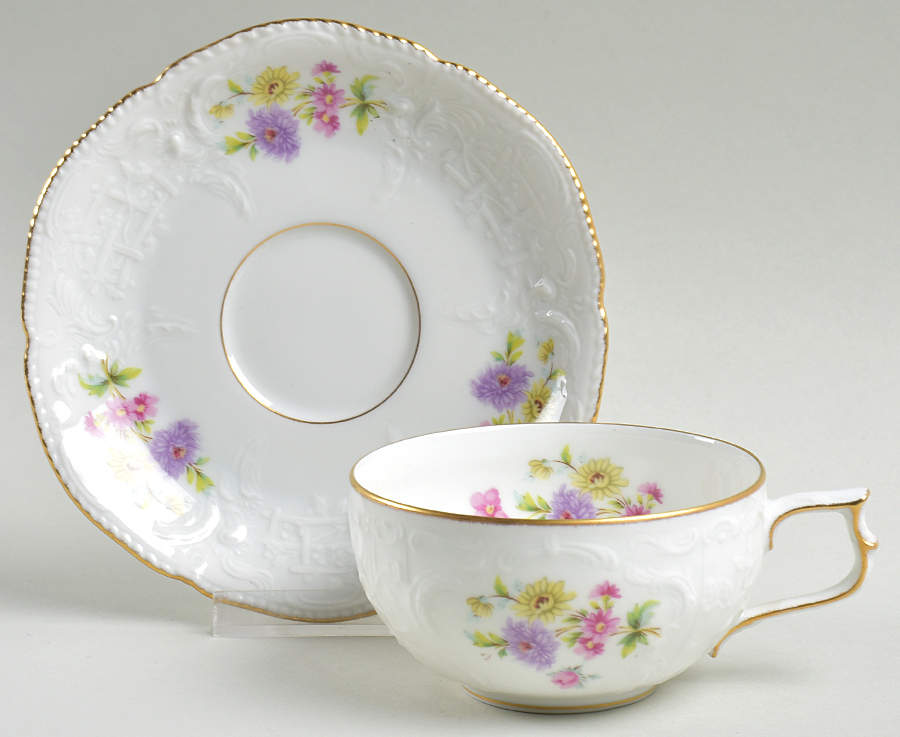 3677 Flat Cup & Saucer Set by Rosenthal - Continental-1