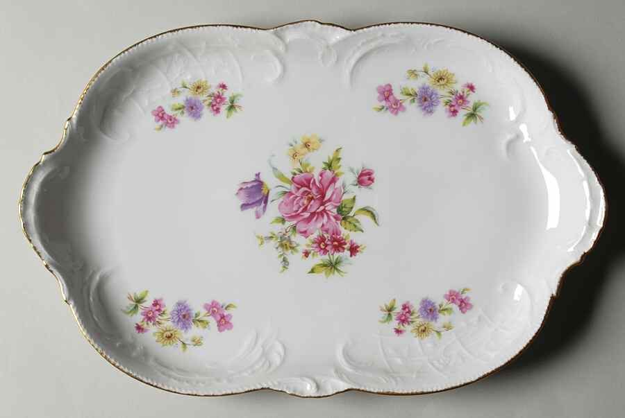 3677 13" Oval Serving Platter by Rosenthal - Continental-1