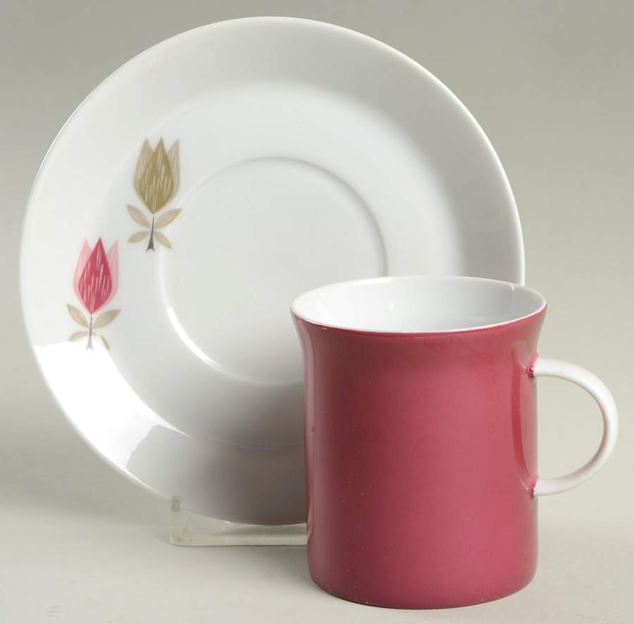 Luna Park Flat Demitasse Cup & Saucer Set by Rosenthal - Continental-1