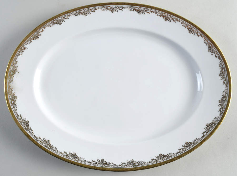 5152 (White) 14" Oval Serving Platter by Rosenthal - Continental-1