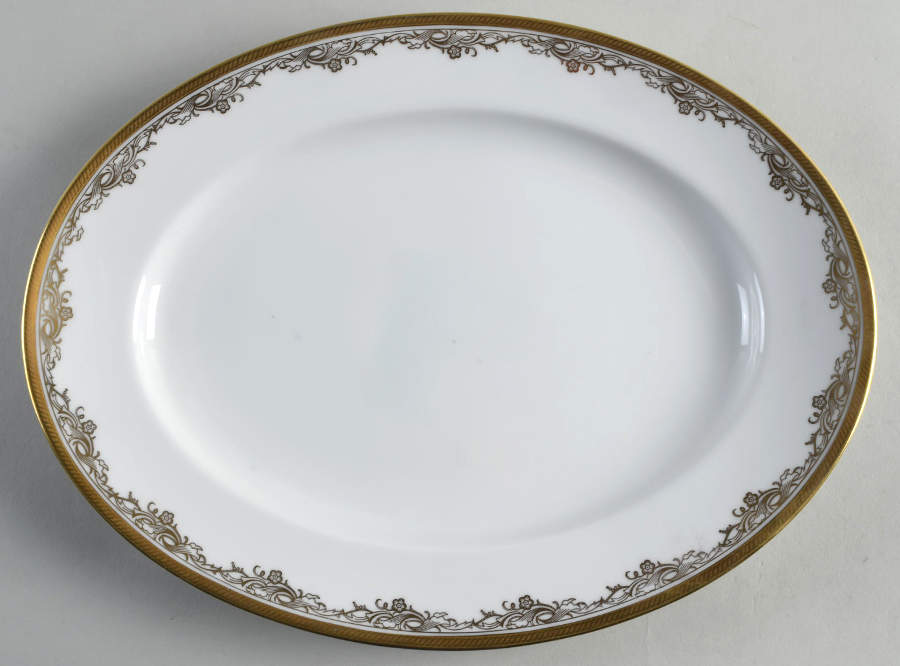 5152 (White) 12" Oval Serving Platter by Rosenthal - Continental-1