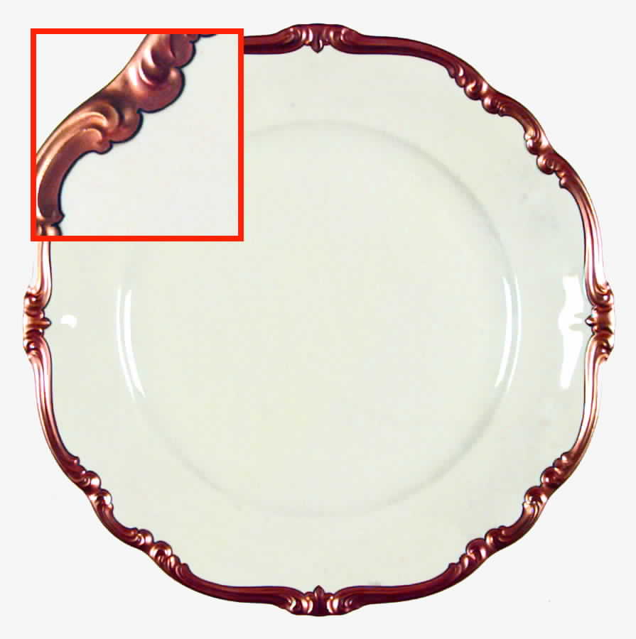 5647 (Ivory Background, Black Line) Dinner Plate by Rosenthal - Continental-1