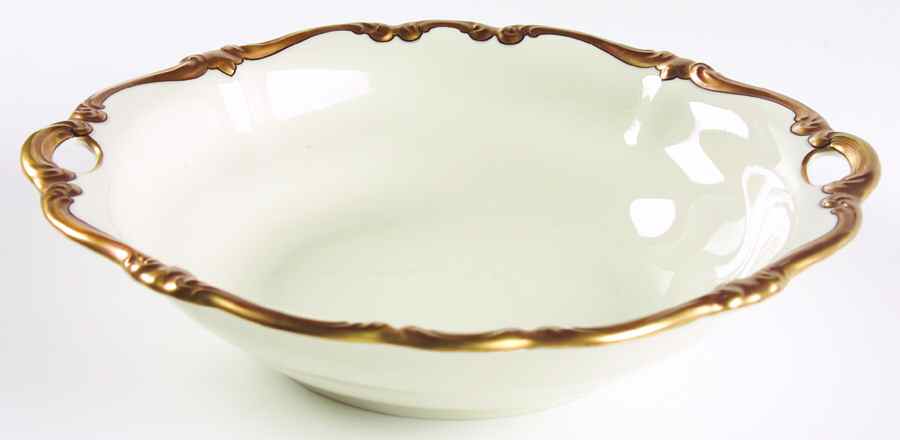 5647 (Ivory Background, Black Line) 9" Round Vegetable Bowl by Rosenthal - Continental-1