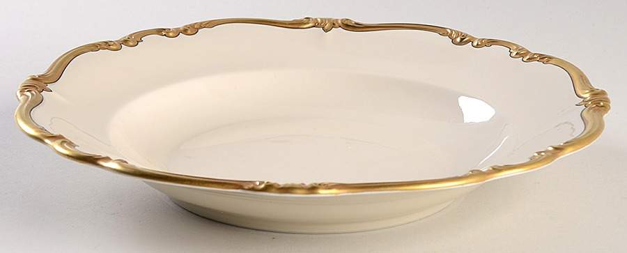 5647 (Ivory Background, Black Line) Large Rim Soup Bowl by Rosenthal - Continental-1