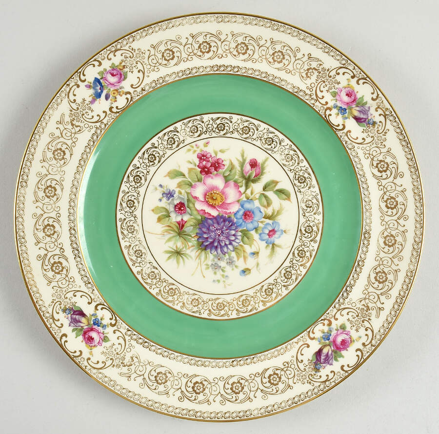 5893 (Green) Dinner Plate by Rosenthal - Continental-1