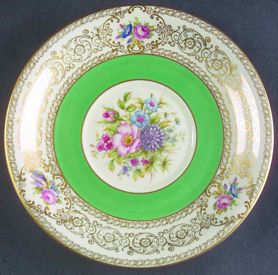 5893 (Green) Saucer for Cream Soup Bowl by Rosenthal - Continental-1