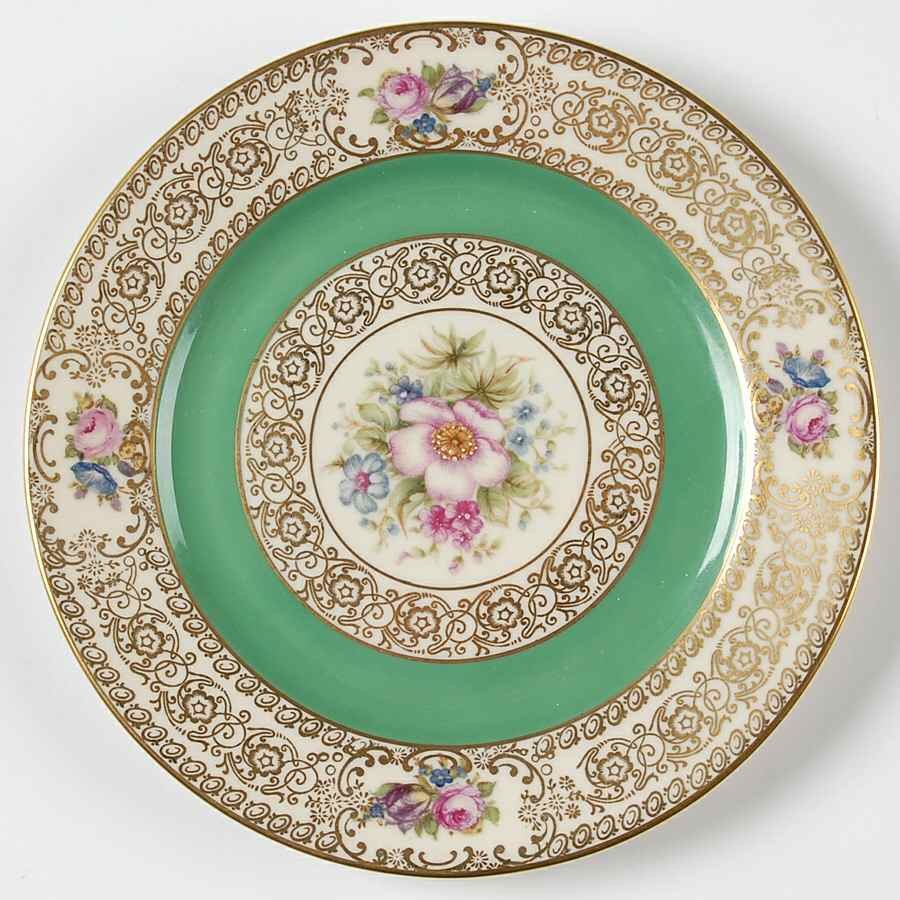5893 (Green) Bread & Butter Plate by Rosenthal - Continental-1