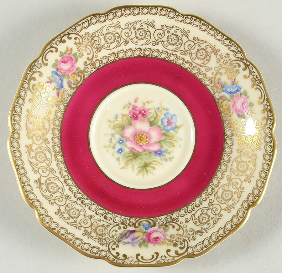 5893 (Maroon) Saucer by Rosenthal - Continental-1