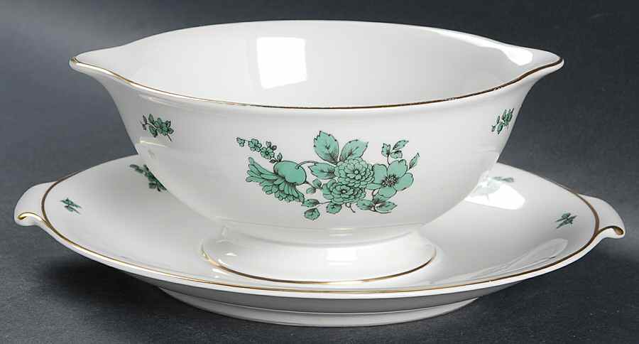 622 (Aida) Gravy Boat with Attached Underplate by Rosenthal - Continental-1