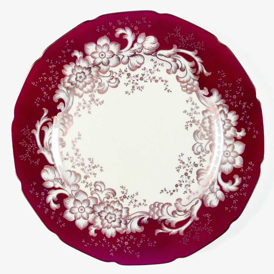 6279 (Burgundy) Dinner Plate by Rosenthal - Continental-1
