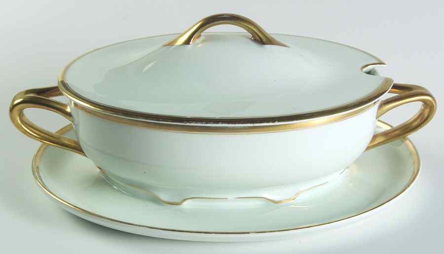 7411 Sauce Boat with Attached Underplate & Lid by Rosenthal - Continental-1