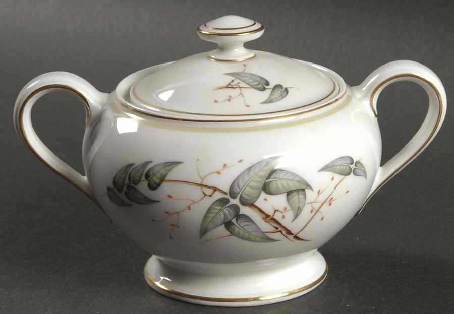 7425 (Smooth, Gold) Sugar Bowl & Lid by Rosenthal - Continental-1