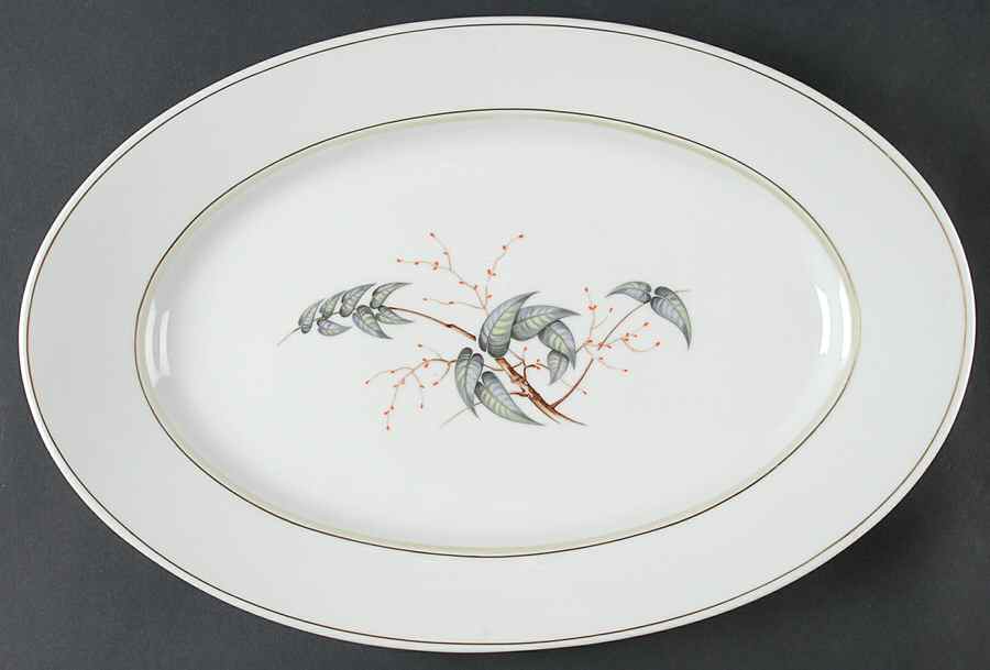 7425 (Smooth, Gold) 15" Oval Serving Platter by Rosenthal - Continental-1