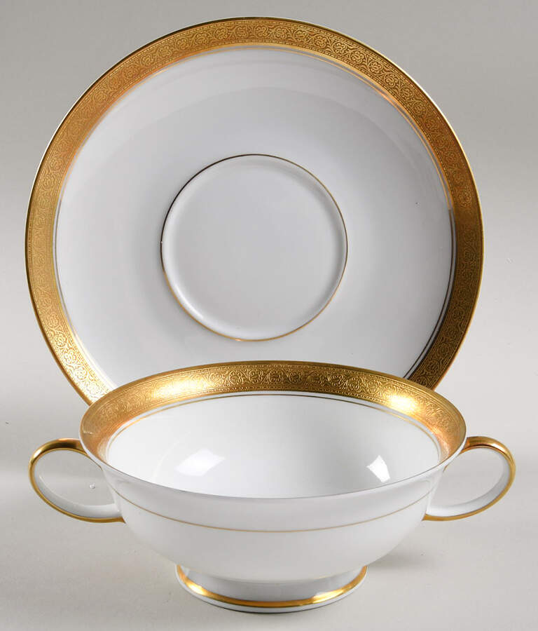746 Cream Soup Bowl & Saucer Set by Rosenthal - Continental-1