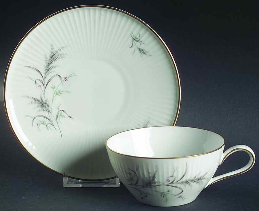 7533 (Gold Trim) Footed Cup & Saucer Set by Rosenthal - Continental-1