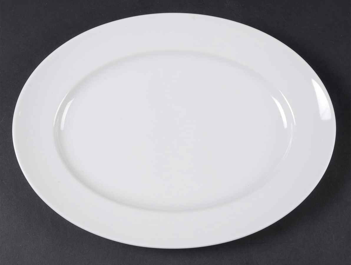 Aida (White) 12" Oval Serving Platter by Rosenthal - Continental-1