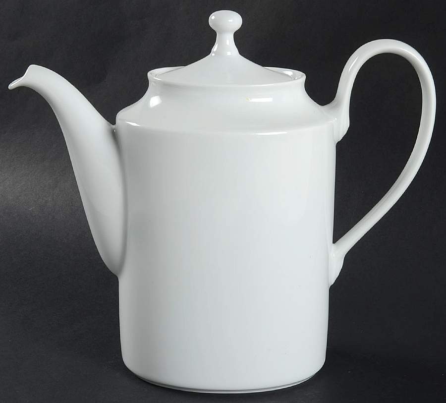 Aida (White) Coffee Pot & Lid by Rosenthal - Continental-1