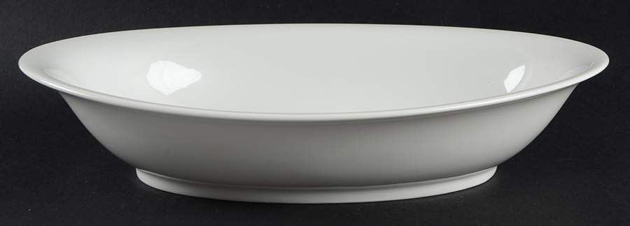 Aida (White) 10" Oval Vegetable Bowl by Rosenthal - Continental-1