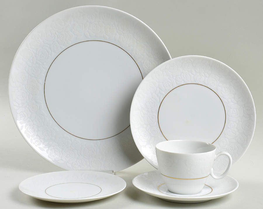 Alencon 5 Piece Place Setting by Rosenthal - Continental-1