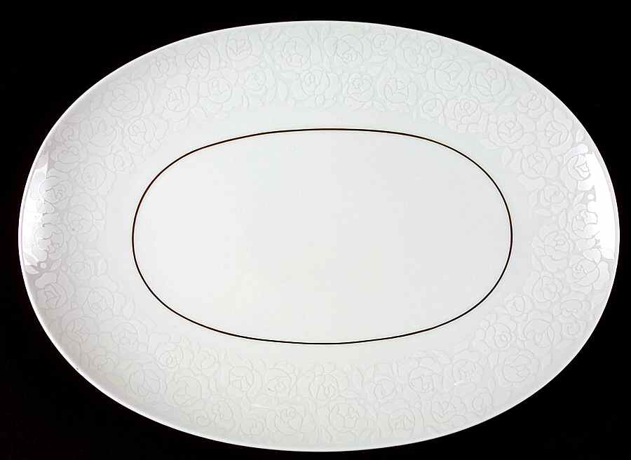 Alencon 13" Oval Serving Platter by Rosenthal - Continental-1