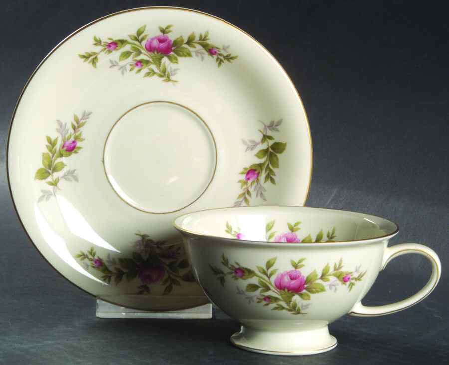 Alexis Footed Cup & Saucer Set by Rosenthal - Continental-1