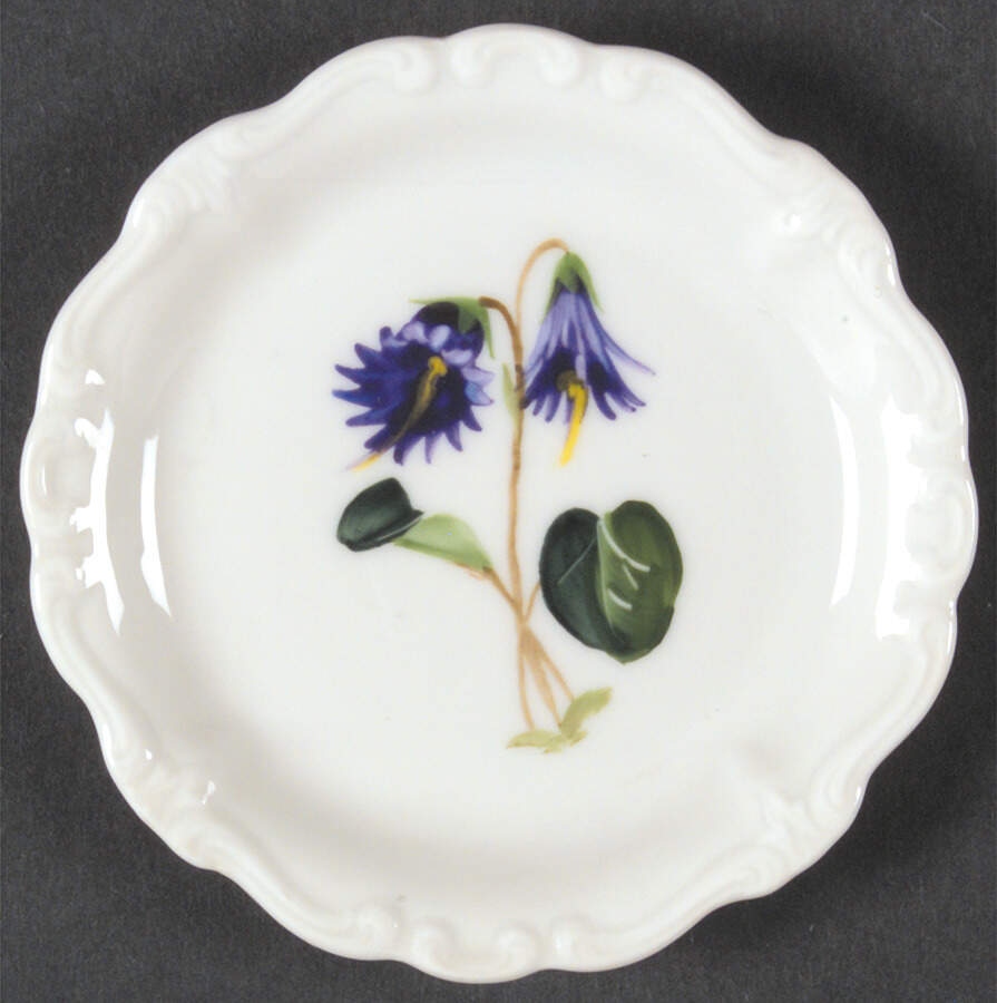 Alpine Flowers Butter Pat by Rosenthal - Continental-1