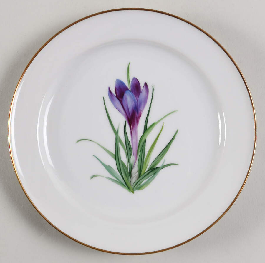 Alpine Flowers Salad Plate by Rosenthal - Continental-1
