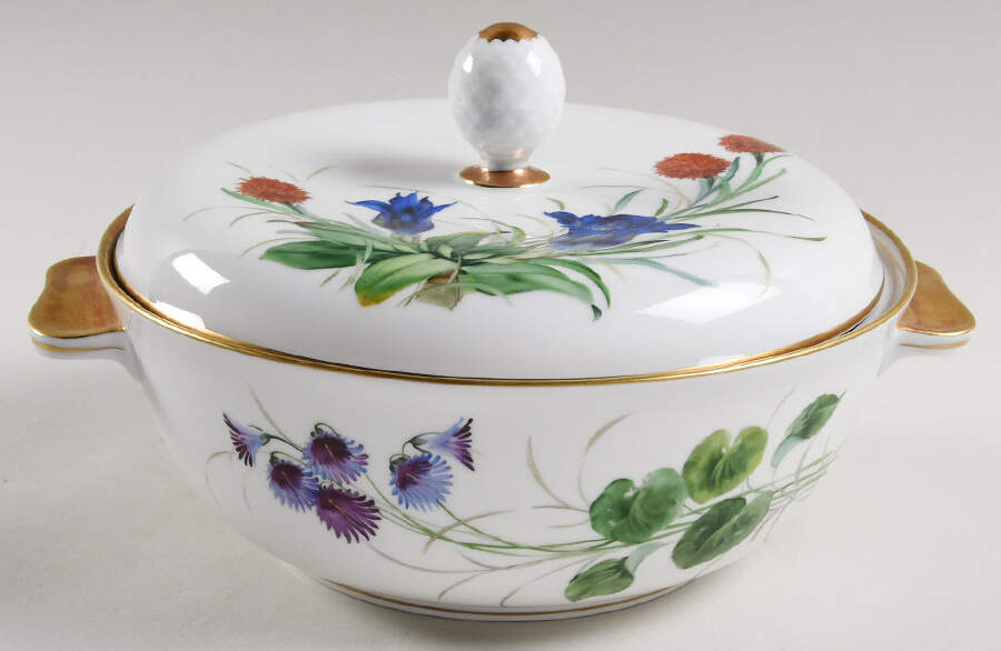 Alpine Flowers Round Covered Vegetable by Rosenthal - Continental-1