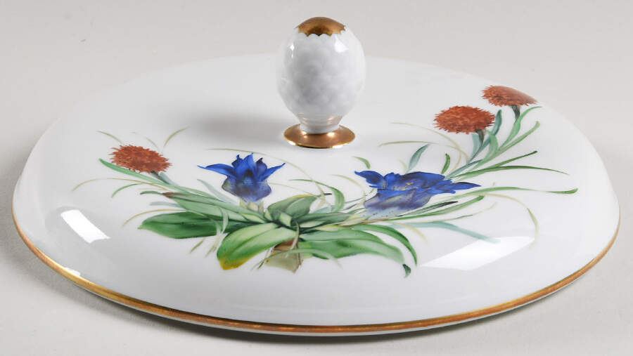 Alpine Flowers Lid for Round Vegetable by Rosenthal - Continental-1