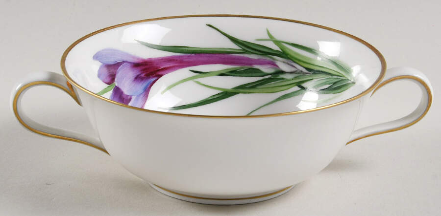 Alpine Flowers Flat Cream Soup Bowl by Rosenthal - Continental-1