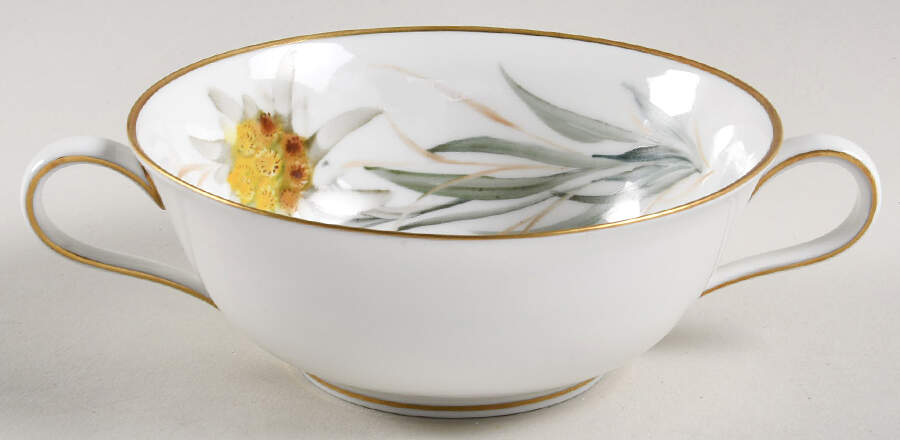 Alpine Flowers Flat Cream Soup Bowl by Rosenthal - Continental-1