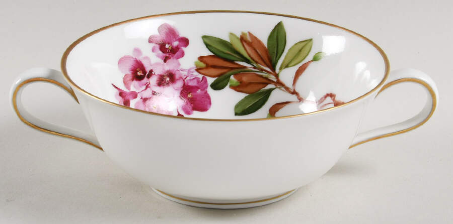 Alpine Flowers Flat Cream Soup Bowl by Rosenthal - Continental-1