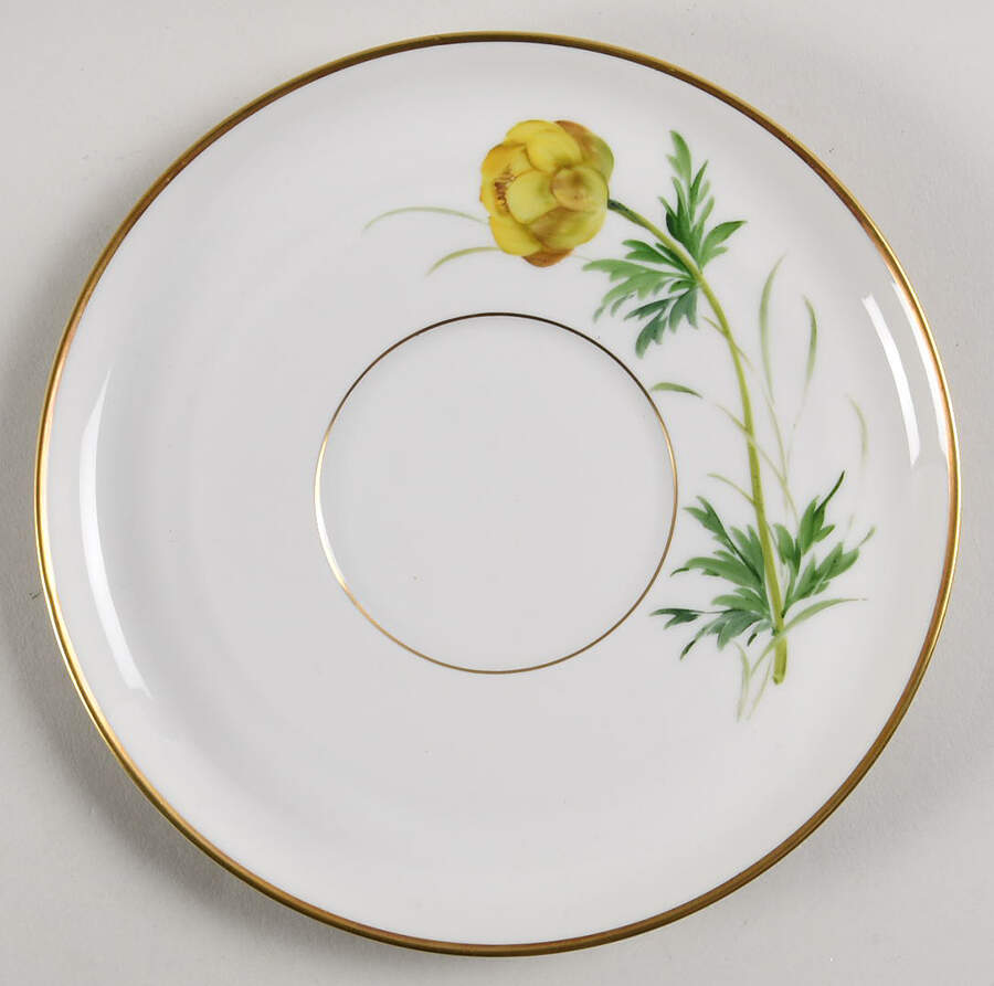 Alpine Flowers Saucer for Flat Cream Soup Bowl by Rosenthal - Continental-1