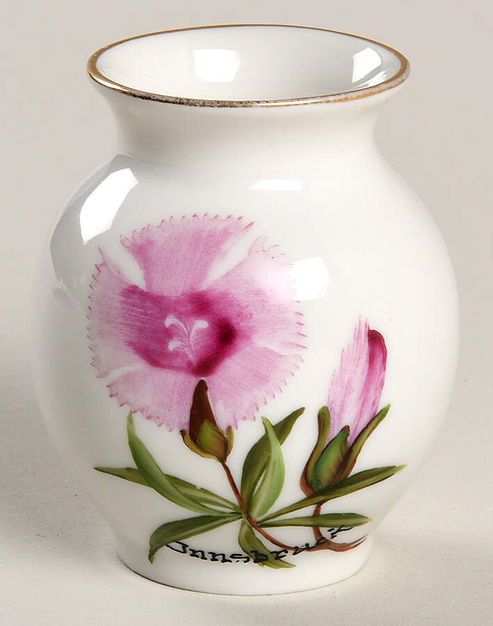 Alpine Flowers 2" Bud Vase by Rosenthal - Continental-1