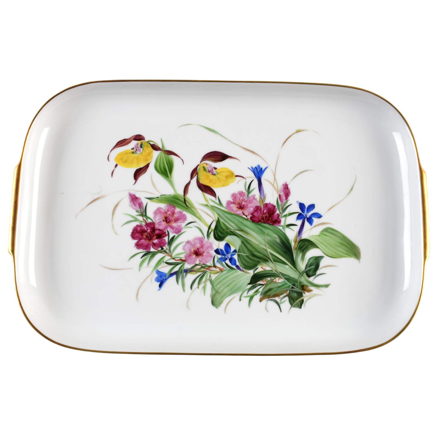 Alpine Flowers 15" Rectangular Serving Platter by Rosenthal - Continental-1