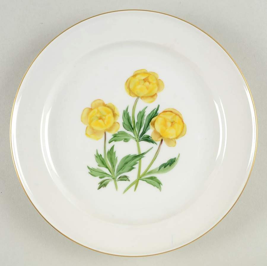 Alpine Flowers Salad Plate by Rosenthal - Continental-1