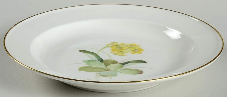 Alpine Flowers Rim Soup Bowl by Rosenthal - Continental-1