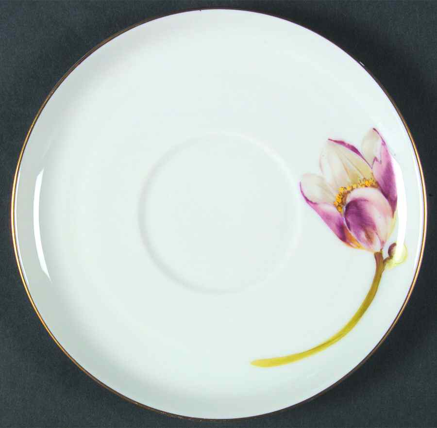 Alpine Flowers Saucer for Flat Cream Soup Bowl by Rosenthal - Continental-1