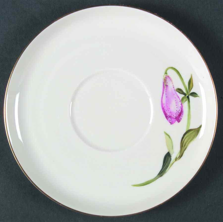 Alpine Flowers Saucer for Flat Cream Soup Bowl by Rosenthal - Continental-1