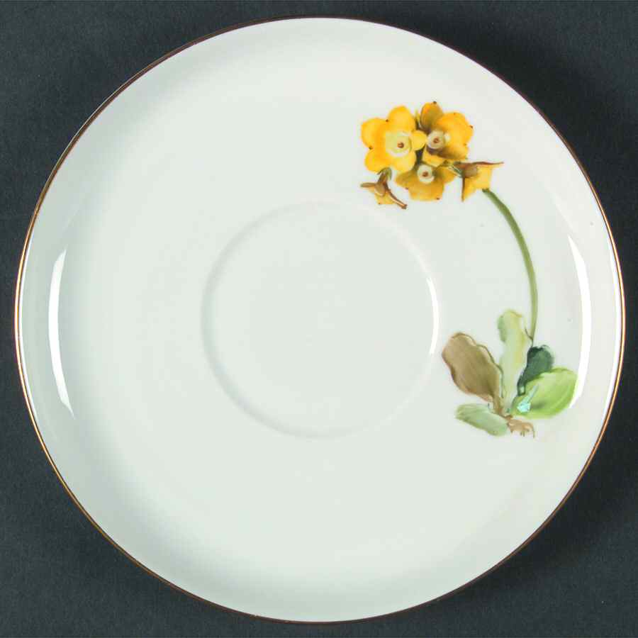 Alpine Flowers Saucer for Flat Cream Soup Bowl by Rosenthal - Continental-1