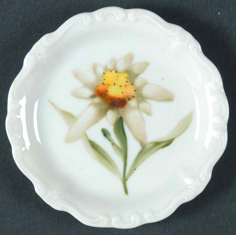 Alpine Flowers Butter Pat by Rosenthal - Continental-1